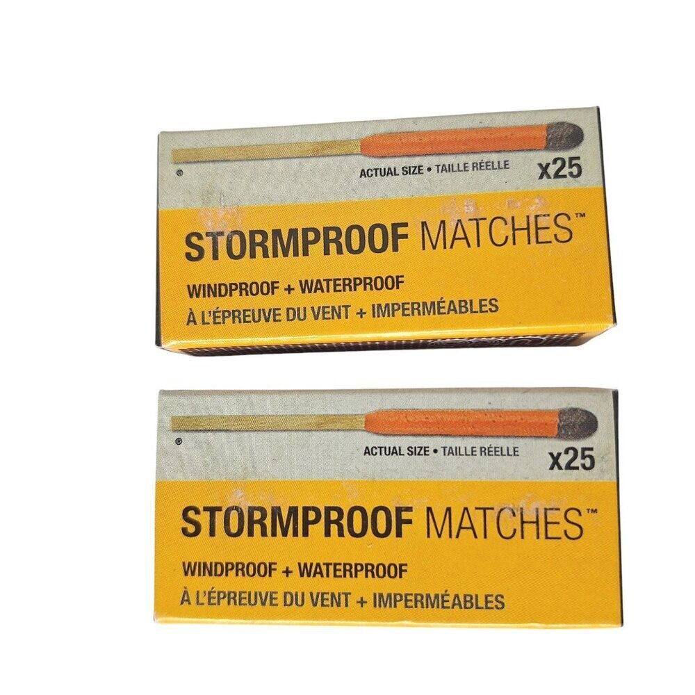 UCO Stormproof Matches 25 Pack Lot of 2